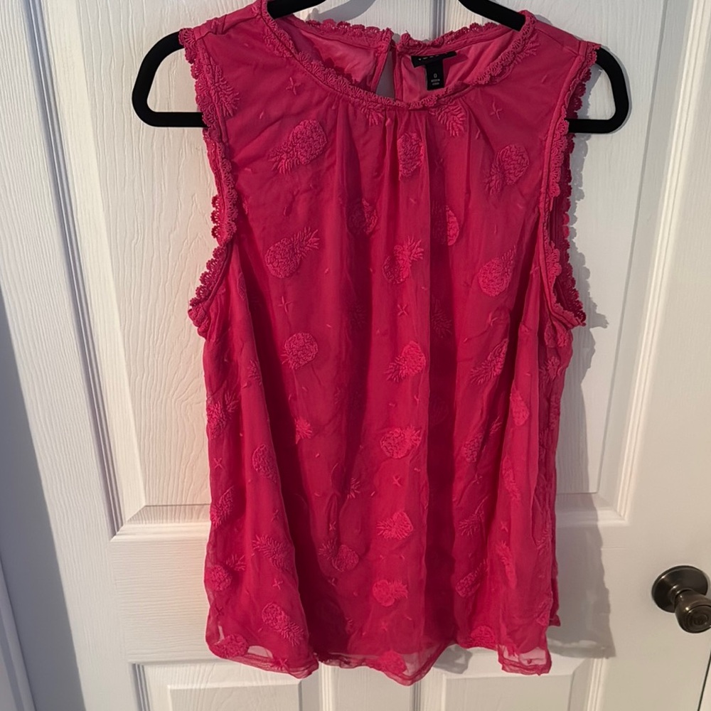Torrid Pink Sleeveless Blouse